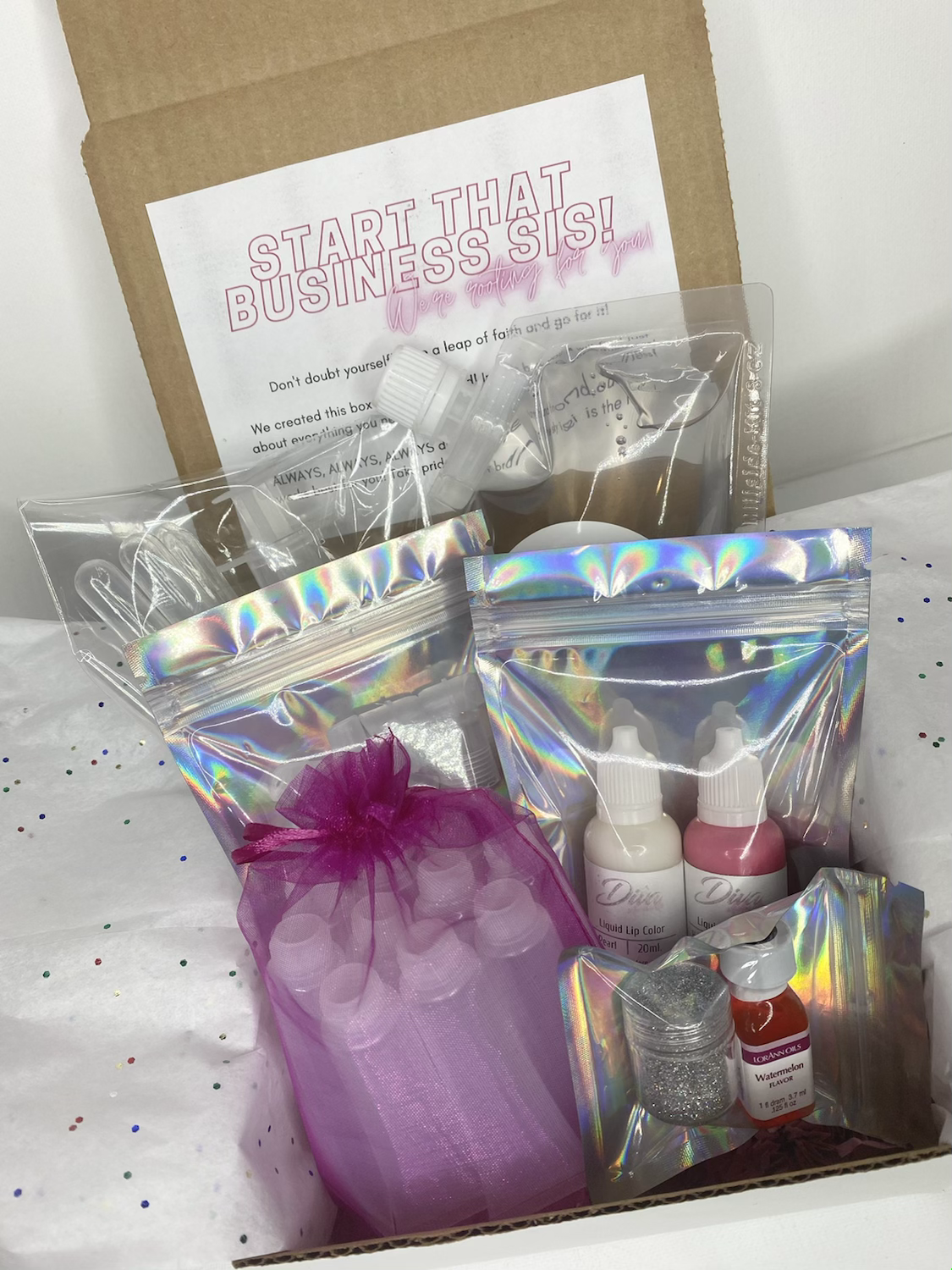 Lip gloss online starter kit