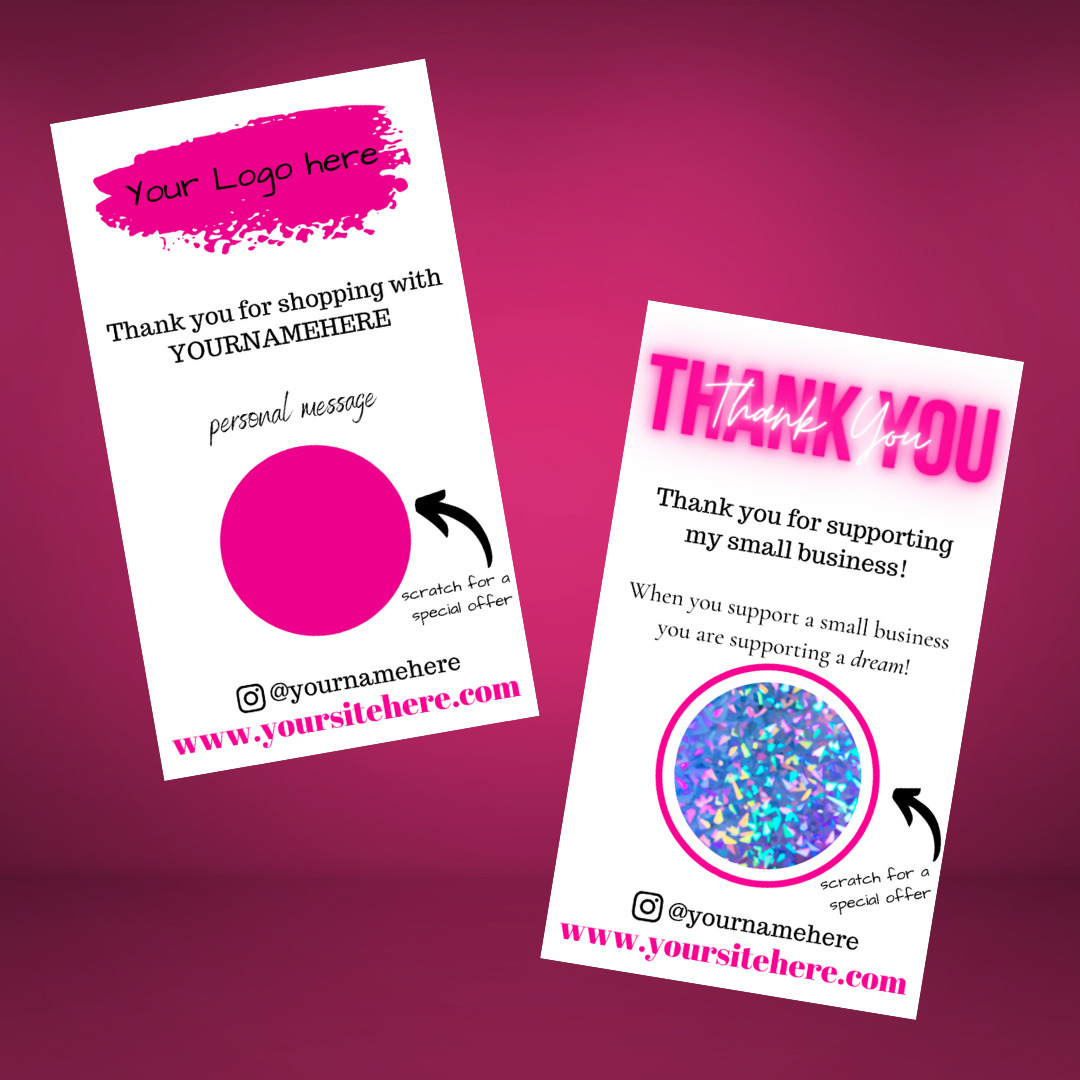 Scratch off Discount Cards